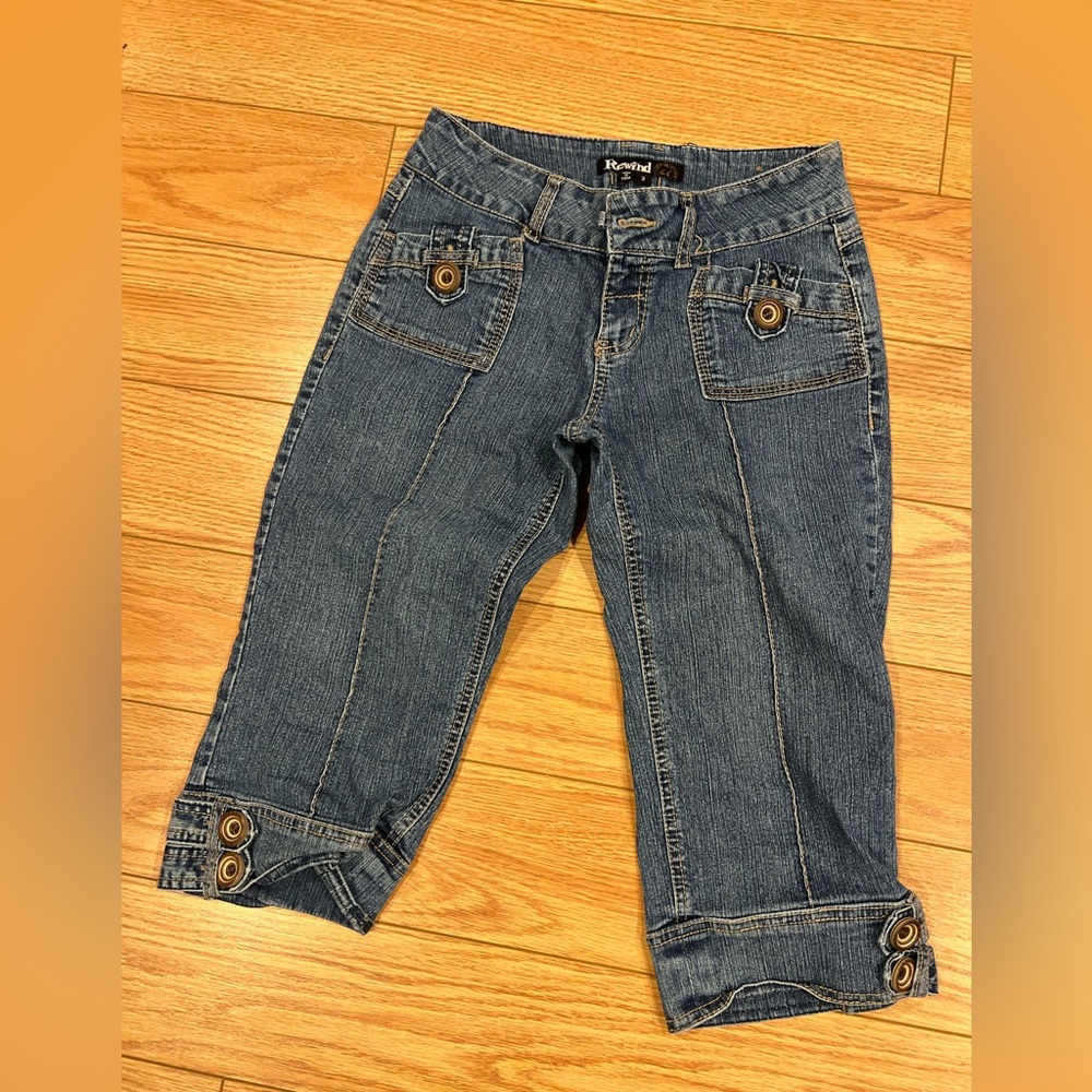 Denim capris